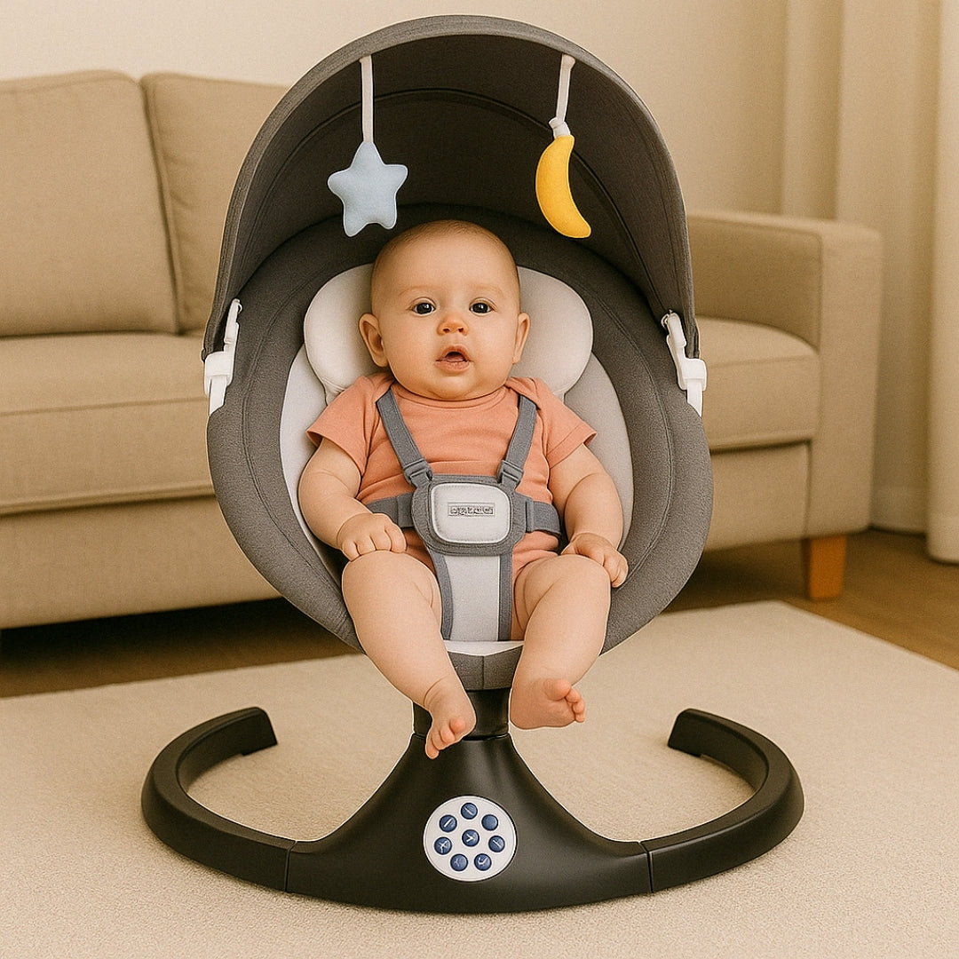 Electric Baby Bouncer – Gentle Swing & Smart Control